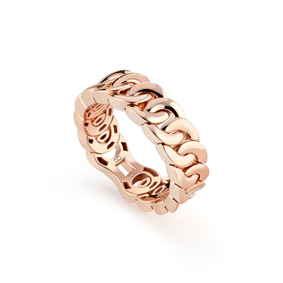 The Noon Thin ring in 18kt rose gold made by Buonocore Gioielli