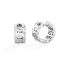 Noon earrings in white gold made by Buonocore Gioielli